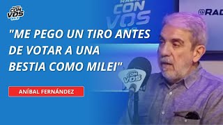 Aníbal Fernández en PaseLoQuePase quotNo voy a dejar de atender el teléfono si Alberto me necesitaquot [upl. by Nyrrad956]