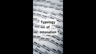 Typology of Intonation [upl. by Gamages]