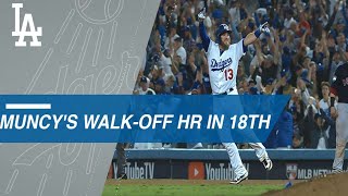 Muncy delivers walkoff in 18th after foul in 15th [upl. by Pineda]