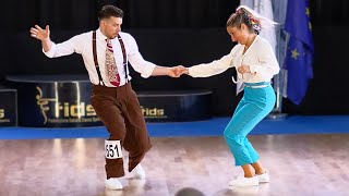 Boogie Woogie Classe B 1 Semifinale 18  34  Andrea amp Sissi [upl. by Ahsimed]