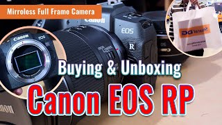 Canon EOS RP RF 24105mm Lens Unboxing  RF50mm Lens Unboxing  Canon Mirrorless Full Frame Camera [upl. by Bobbee]