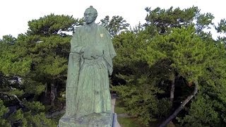 DJI Phantom H32D quotRyoma Sakamotoquot Katsurahama Japan quot坂本竜馬quot 桂浜 [upl. by Tristam394]