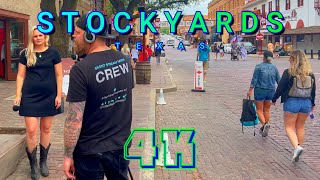 Historic Walk at Stockyards USA 4K  UHD [upl. by Ordnaxela418]