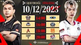 BRO vs DCG  VCF vs MHD  HKA vs GGL  SGP vs BAC  VÒNG BẢNG AIC 2023  NGÀY 1012 [upl. by Aehsal937]