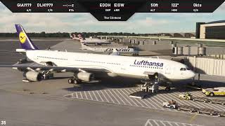 Beautiful But Worth Your Money LVFR A340300 in MSFS  Hamburg Germany to Dublin  Flight Tutorial [upl. by March]