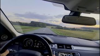 2014 Range Rover Evoque SD4 POV 4k drive sunset [upl. by Tolecnal]