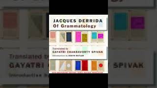 Of Grammatology Fortieth Anniversary Edition better audio part 1 Jacques Derrida [upl. by Isidore123]