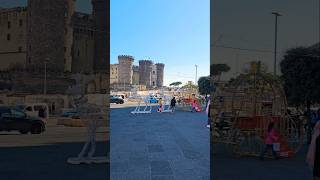 Napoli travel italy naples tourism walkaround festa december [upl. by Saimerej]