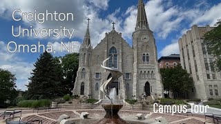 Creighton University Campus Tour A Look at the Jesuit Catholic University in Omaha [upl. by Neevan296]