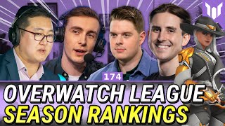 THE 2023 ANNUAL OVERWATCH LEAGUE SEASON RANKINGS — Plat Chat 174 [upl. by Florin]