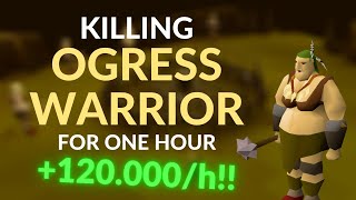 OSRS KILLING OGRESS WARRIOR FOR ONE HOUR  F2P MONEY MAKING [upl. by Irap]