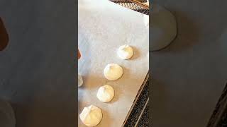 Making Meringue Cookies in the Air Fryer  How to make meringue [upl. by Ahseneuq]