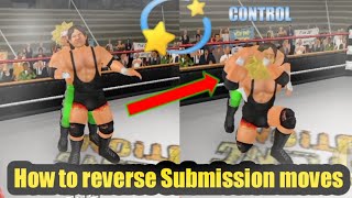 How to reverse Submission moves in Wrestling Empire  Gameplay [upl. by Adnarim]