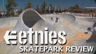 Skatepark Review etnies Skatepark  Lake Forest California [upl. by Obediah]