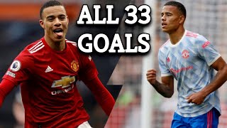 Mason Greenwood All 33 Goals For Manchester United 2019  2021 [upl. by Imotas]