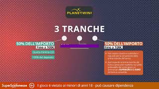 PLANETWIN365 BONUS SCOMMESSE fino a 300€ di bonus benvenuto Planetwin365 per un nuovo conto gioco [upl. by Camroc]