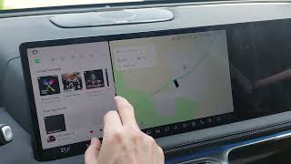 How to change the small part of XPENG screen on XOS5 in split screen mode [upl. by Bogie461]