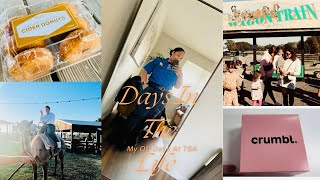 VLOG Eckert’s Fun Farm Crumbl Cookie Taking Care Of Business amp More 🍁 🐫 🍪  Working For TSA [upl. by Jamnis178]