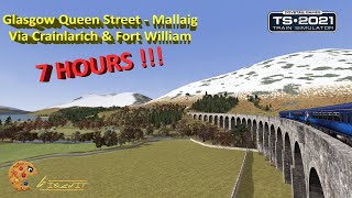 Train Simulator 2021  AP Class 156  Glasgow Queen Street to Mallaig Via Crianlarich amp Fort William [upl. by Sayer]