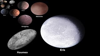 TransNeptunian Objects Size Comparison [upl. by Drannel]