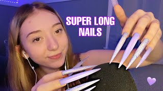 ASMR with REALLY LONG nails [upl. by Mccarthy367]