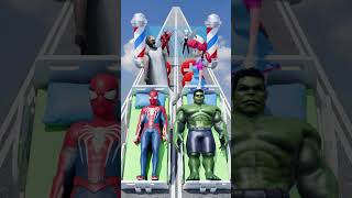 GTA V New Heal Run Spiderman vs Hulk Funny Challenge gta [upl. by Fransis270]