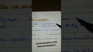 centralisation and decentralisation [upl. by Nyasuh]