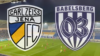 FC Carl Zeiss Jena vs Babelsberg 03  Stadionvlog  nächste Heimpleite für den FCC [upl. by Waldo]