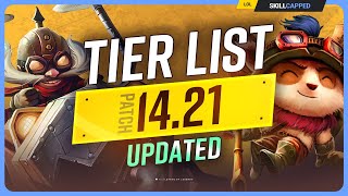 NEW UPDATED TIER LIST for PATCH 1421  League of Legends [upl. by Bouchard]