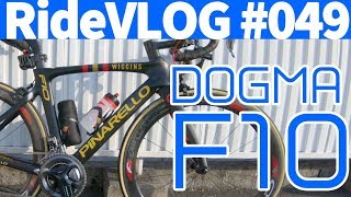 4KPinarello DOGMA F10をチェック！重量は？ Team WIGGINS 2018 RideVLOG049 [upl. by Richey]