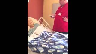 Hospice Worker Sings To Patient [upl. by Doxia]