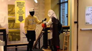 CU Book Store Halloween Mannequin Prank [upl. by Zobe]