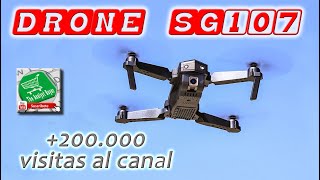 Drone SG107  UNBOXING REVIEW EN ESPAÑOL [upl. by Nitnilc109]