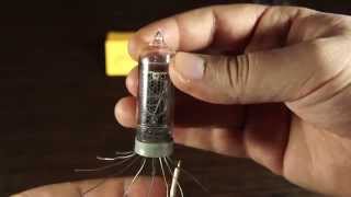 IN14 ИН14 Nixie tube Review test NOS USSR beautiful illumination [upl. by Joscelin]