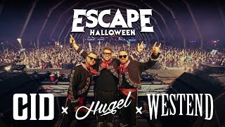 HUGEL b2b CID b2b Westend live  Escape Halloween  San Bernardino USA [upl. by Gierc]