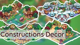 Cookie Run Kingdom Decor Idea Simple Constructions Decor Part 1 [upl. by Hahnert634]