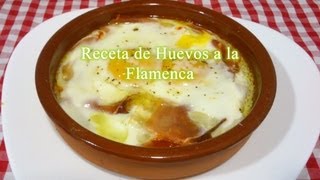 Cómo hacer Huevos a la Flamenca receta fácilrápida [upl. by Jacinda]