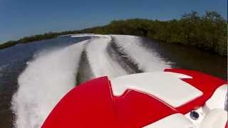 Seadoo Speedster 150 255HP SCIC rear view mangrove run [upl. by Bittencourt57]