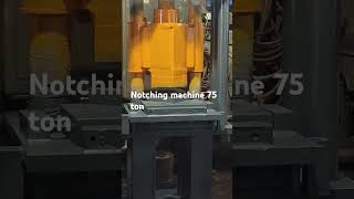 notching machine 75 ton [upl. by Aibos]