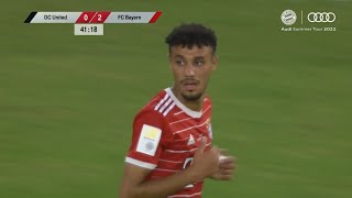 Noussair Mazraoui Bayern DEBUT vs DC United 202223 🔴⚪ [upl. by Davena57]