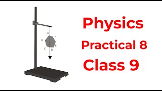 Physics Practical  8  Class 9  New Book  Centre of gravity  Online SFS [upl. by Rotberg]