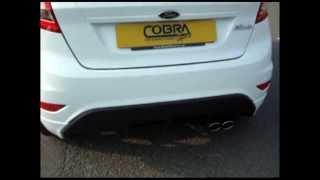 Ford Fiesta Zetec S Mk7 Performance Exhaust by Cobra Sport Exhausts [upl. by Thorny]