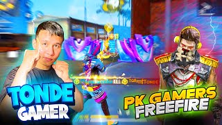 Tonde Gamer vs PK GAMERS FREEFIRE  Tonde Gamer Squad Came Randomly In CS Rank  Garena Free Fire [upl. by Eimar]