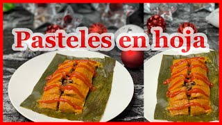 Pasteles En HojaReceta Dominicana [upl. by Janos]