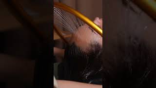 This hair water massage is so relaxing asmr asmrwatersound asmrsounds asmrvideo asmrhaircare [upl. by Leveridge]