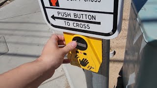 NEW Buttons My Crosswalk Button Experience At Limberlost Dr W Campbell Wave Buttons Tucson AZ [upl. by Hux]