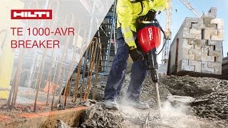 INTRODUCING the the next generation of the Hilti breaker TE 1000AVR [upl. by Ras]