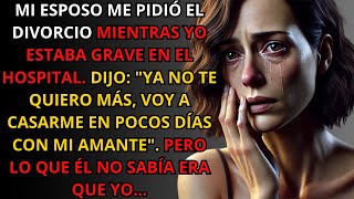 Mi Esposo Me Abandonó Mientras Estaba Grave en el Hospital ¡Lo Que Él No Sabía Cambió Todo HISTORIA [upl. by Aik]