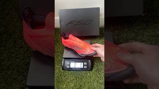 Weighing the Adidas F50 laceless FG Football Boots  Vivid Horizon Pack football adidas soccer [upl. by Kellda870]