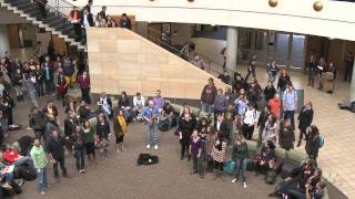 Carlson School of Management Flash Mob Deck the Halls [upl. by Irahk]